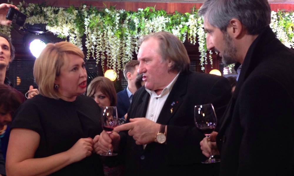 Новые вина «Массандры» покорили Жерара Депардье
